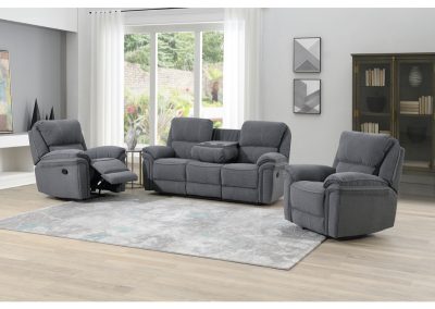 Belmont manual recliner suite from Coastal Sofa range